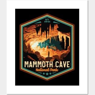 Mammoth Cave National Park Vintage WPA Style National Parks Art Posters and Art